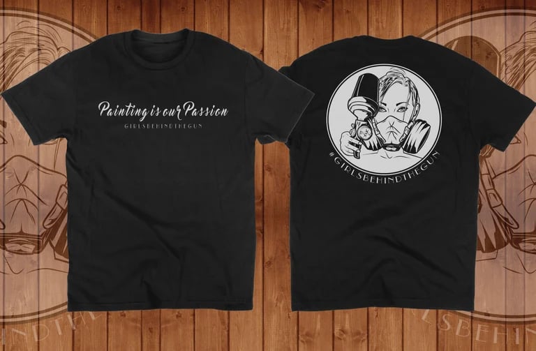 Image of  "Painting Is Our Passion" OG Black Tee Shirt