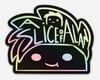 aSliceofAlan HOLOGRAPHIC Sticker