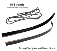 Image 4 of Top Archery 62" Takedown Recurve Bow - Right Hand