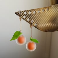 Image 4 of Orange Drops Earrings Natsumi 2.0 | Lemon Collection