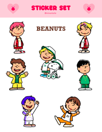 [STICKERS] Beanuts Set