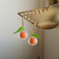 Image 2 of Orange Hoops | Lemon Collection