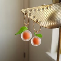 Image 1 of Orange Hoops | Lemon Collection