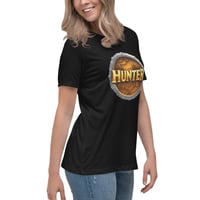 Image 7 of Women's Relaxed T-Shirt,  Hunter Emblem T-Shirt | Hunting Outdoor Graphic Tee