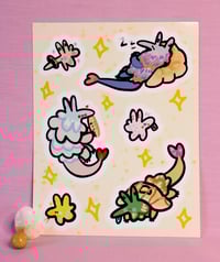 Image 2 of Floofs n' Bread sticker sheet