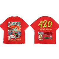 Image 2 of Red Texas Tour Shirts 