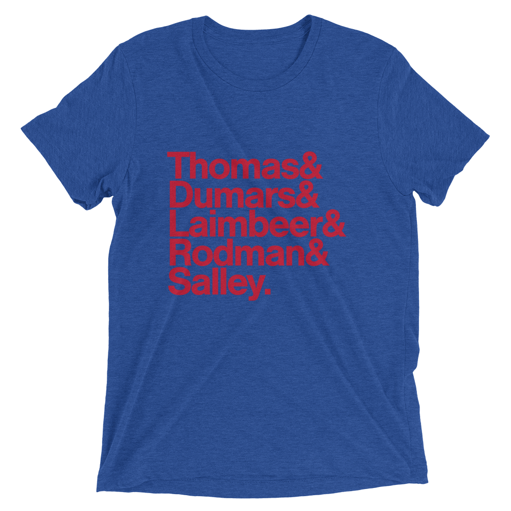 Image of Detroit in '90 Shirt, Retro Pistons Bad Boys Legends Shirt