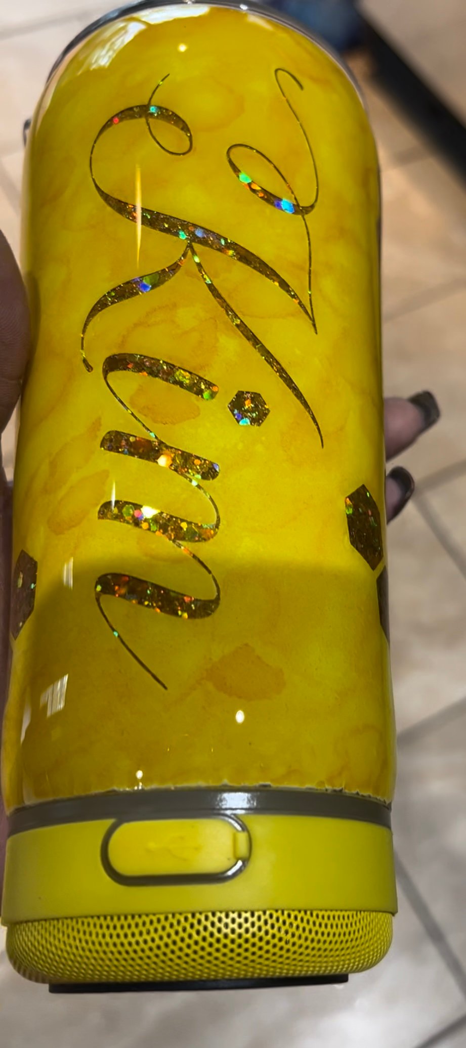 Image of Queen B Honey Comb Tumbler