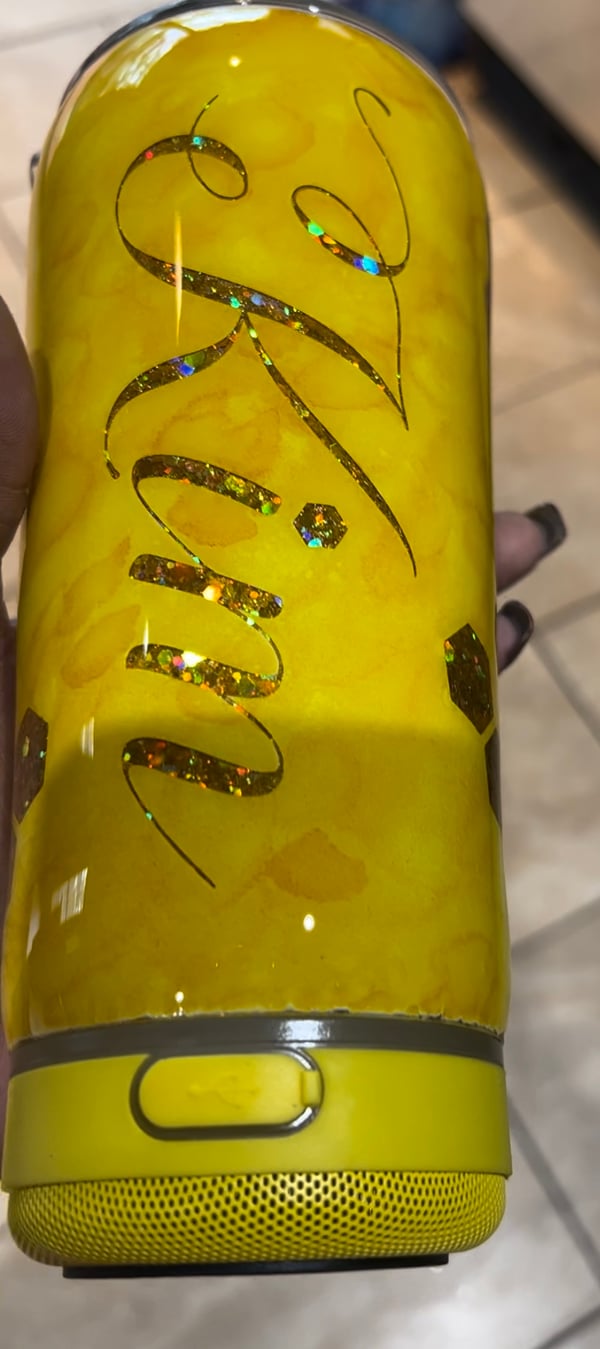 Image of Queen B Honey Comb Tumbler
