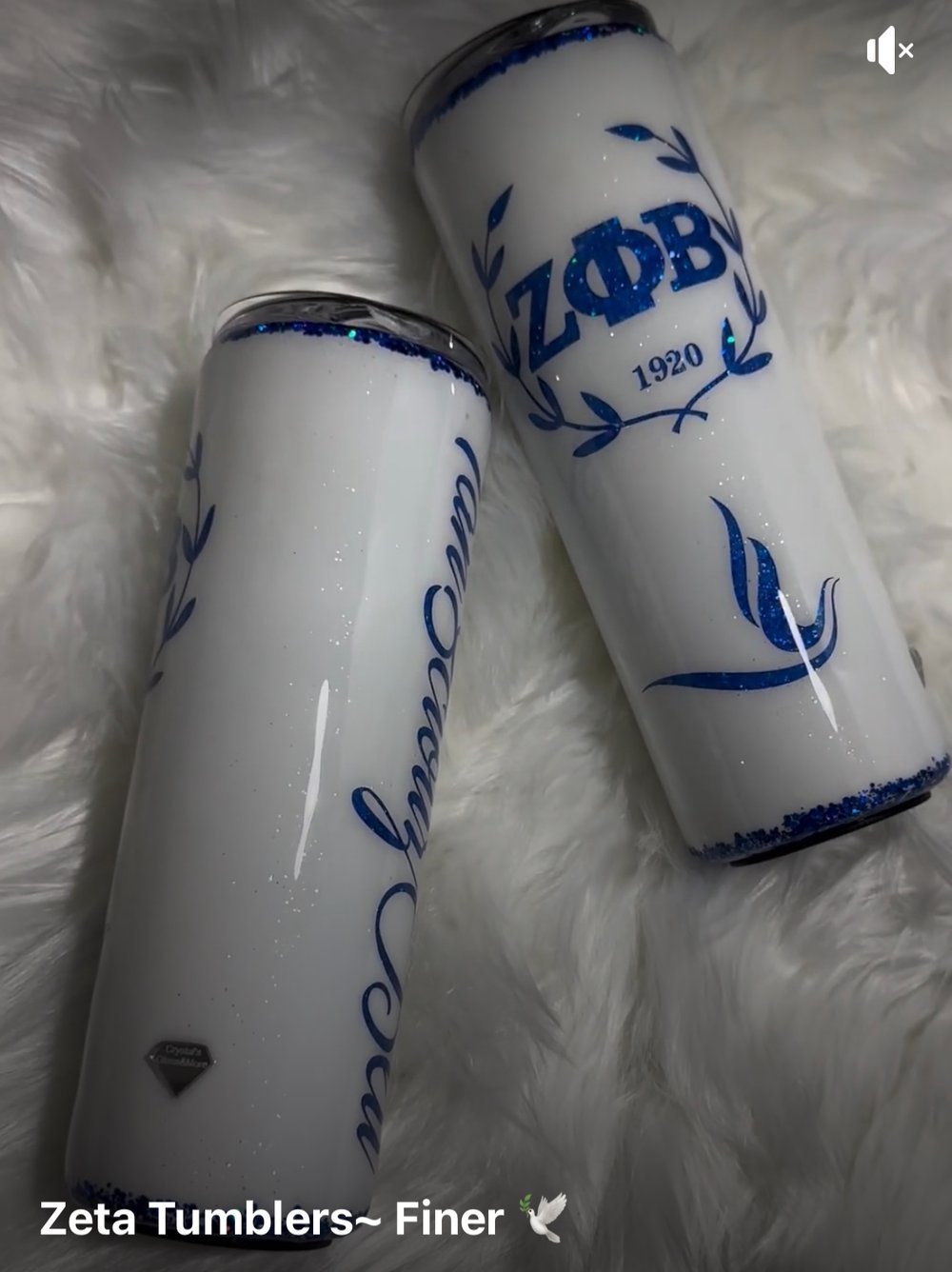 Image of ZETA FINER TUMBLER ~ PEEK A BOO
