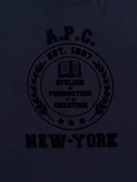 Image 4 of APC LONG SLEEVE FLOCK PRINT T-SHIRT (2)