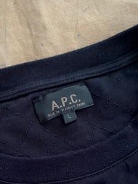 Image 5 of APC LONG SLEEVE FLOCK PRINT T-SHIRT (2)