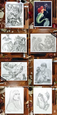 A4 ART PRINTS SIRENES