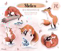 Foxes Stickers 