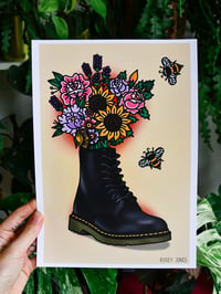 Print Dr Martens Flowers