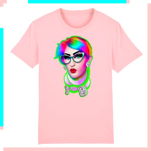 ADULTXS / CamisetA FLUOR 80´s Yogurinha Borova LASER DISC