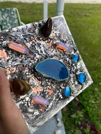 Image 1 of Silver Crystal Grid