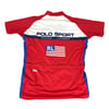 Vintage 90s Ralph Lauren Polo Sport Cycling Jersey - Red