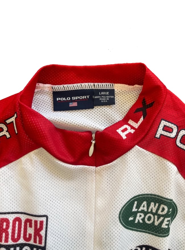 Vintage polo Sport ralph lauren training cycling shirt made in Usa size M