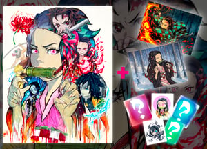 Image of Limited Edition "Nezuko" Holographic Print Pack