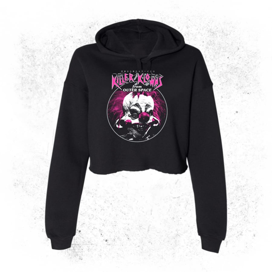 Image of Killer Klowns Cotton Candy Crop Hoodie