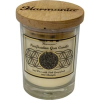 Image 2 of Harmonia Soy Gem Candle - Purification Shungite