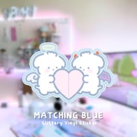 Image 4 of Matching Hearts Teddy Stickers