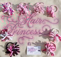 Image 1 of Twirly Ribbon hair ties  - short 