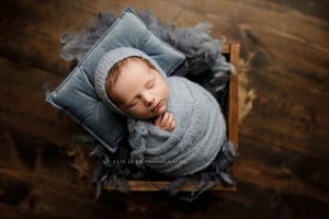 Image of Brushed Knit Set / dusty blue