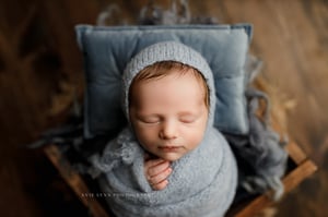 Image of Brushed Knit Set / dusty blue