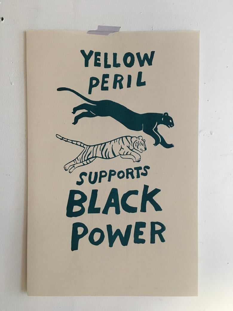 Image of Yellow Peril Supports Black Power