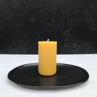 Image 1 of Small Cylinder Beeswax Candle 
