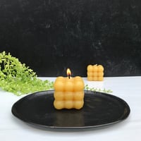 Image 2 of Bubble Beeswax Candle