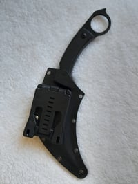 Image 2 of Modern Tactical Karambit Stainless Steel K10 Kydex Plastic Sheath Outdoor Camping Hunting
