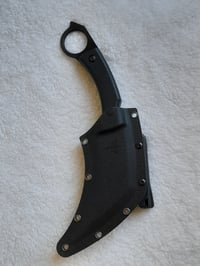 Image 5 of Modern Tactical Karambit Stainless Steel K10 Kydex Plastic Sheath Outdoor Camping Hunting