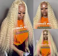 Image 2 of Blonde Deep Wave 13x4 Lace Front Wig 