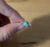 Image 3 of TURQUOISE STACKER RING