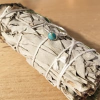 Image 1 of TURQUOISE STACKER RING