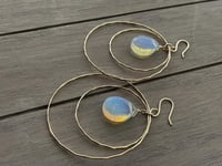 Image 3 of MOONSTONE HOOPS