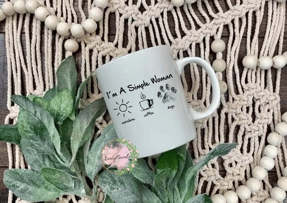Image of Simple woman coffee mug
