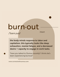 Image 2 of Oumou’s Declassified Burnout Survival Guide