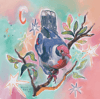flame-breasted fruit dove print