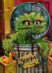 PRINT Oscar the Grouch 