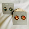 Gold Leaf Statement Earrings