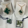 Four-leaf clover necklace