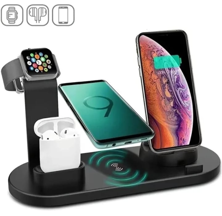 Image of 4 in 1 foldable wireless charger stand