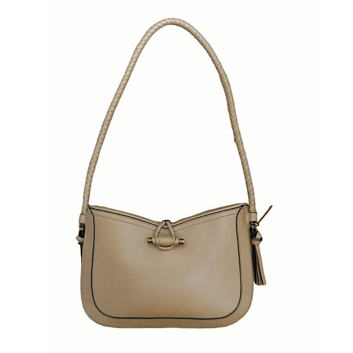 Image of ISABEL MARANT VIGO LEATHER SHOULDER BAGUETTE BAG