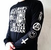 Eat Veg Ride Bikes Be Nice Hail Satan longsleeve shirt