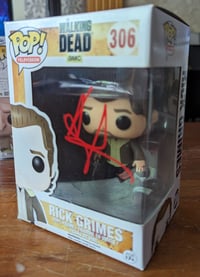 Image 1 of Andrew Lincoln Rick Grimes Walking Dead Signed Funko Pop