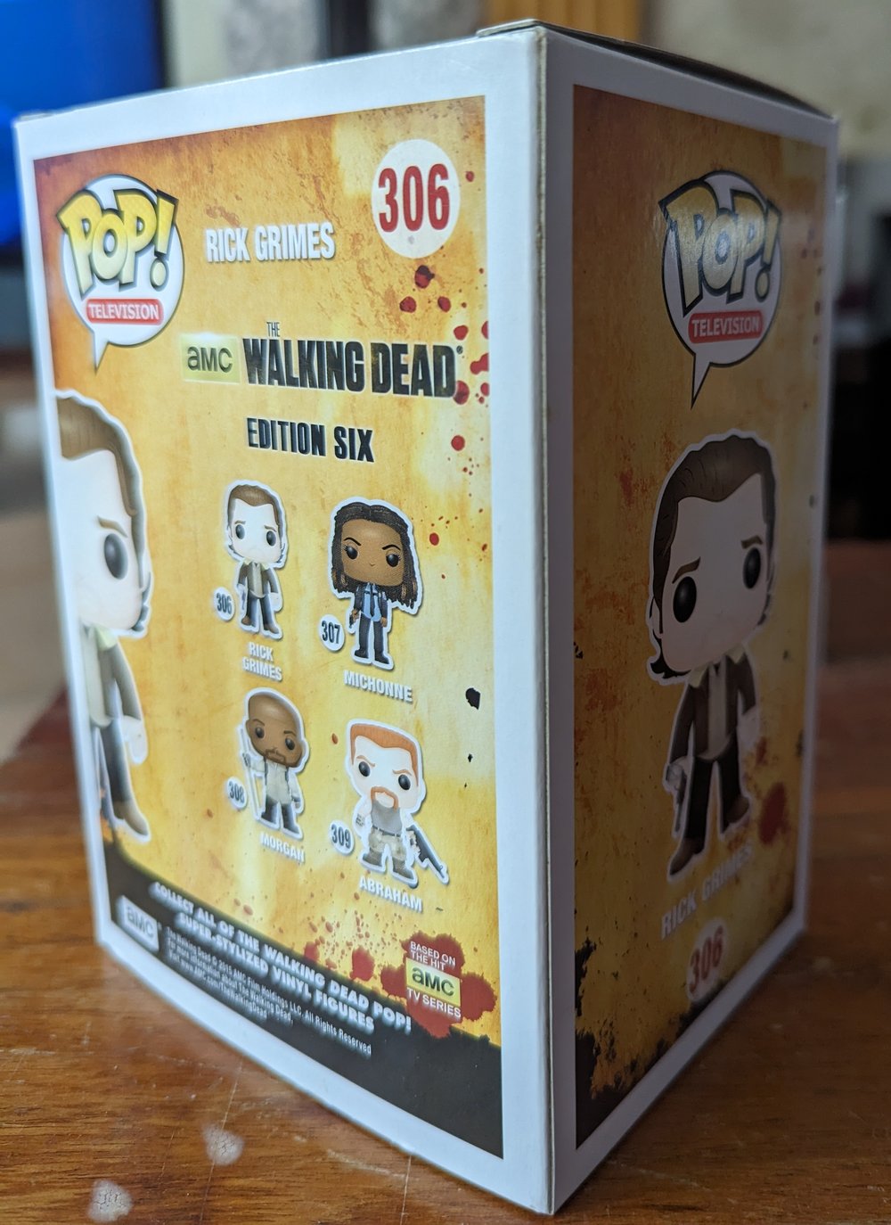 Andrew Lincoln Rick Grimes Walking Dead Signed Funko Pop